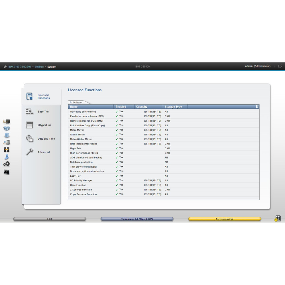 IBM DS8880 Power8 2834-986 2 Rack Cabinets Full Storage System Flash drives SSD